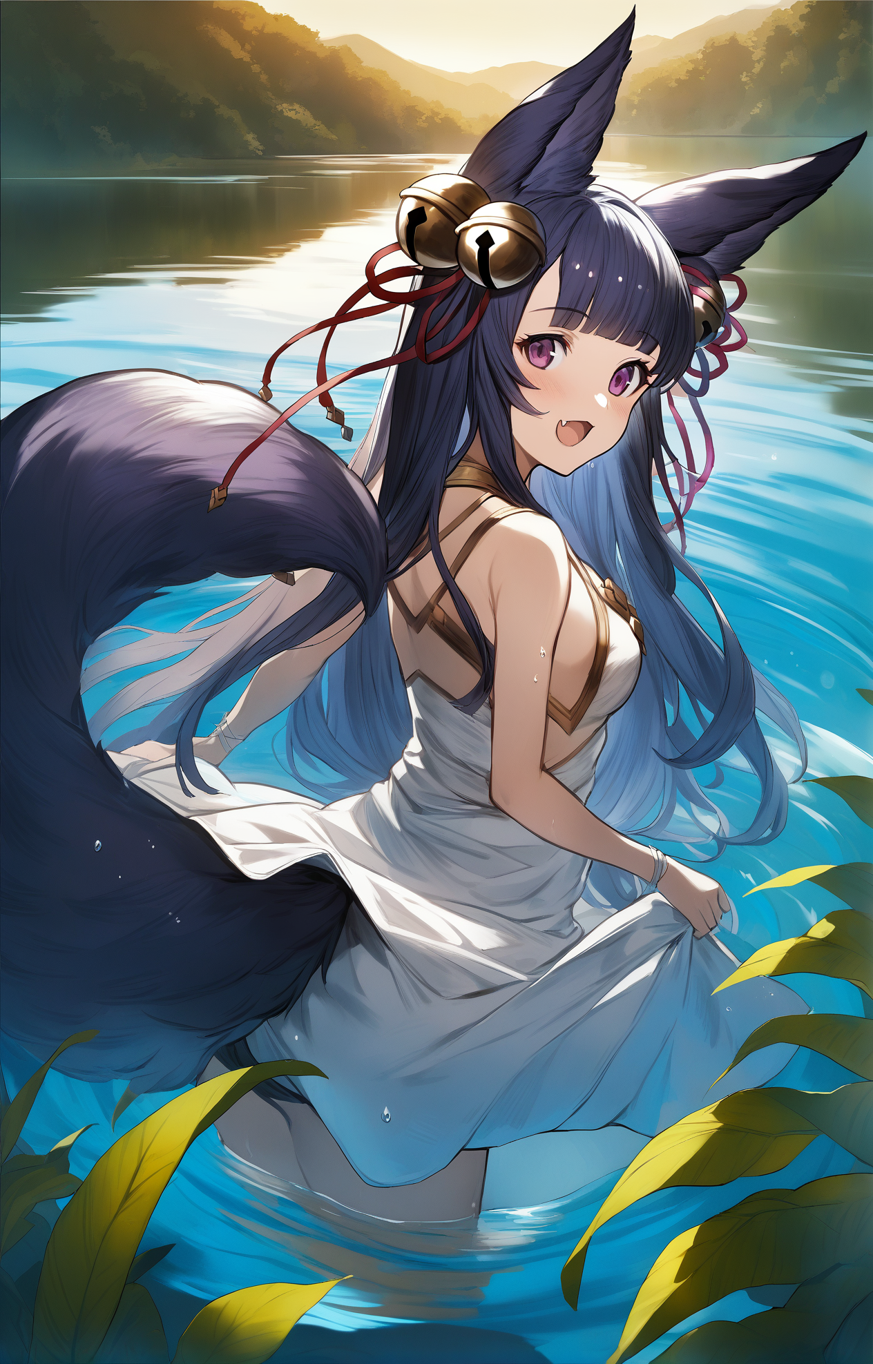 192198-2231887236-1girl,_yuel _(granblue fantasy_), granblue fantasy, animal ear fluff, [black_blue] hair, blunt bangs, fang, forehead, fox ears,.png